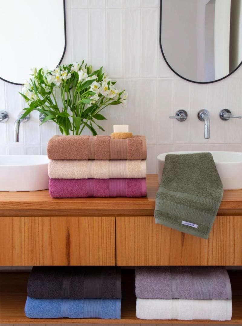 Juego de Toalla y Toallón 600G - Arco Iris Premium