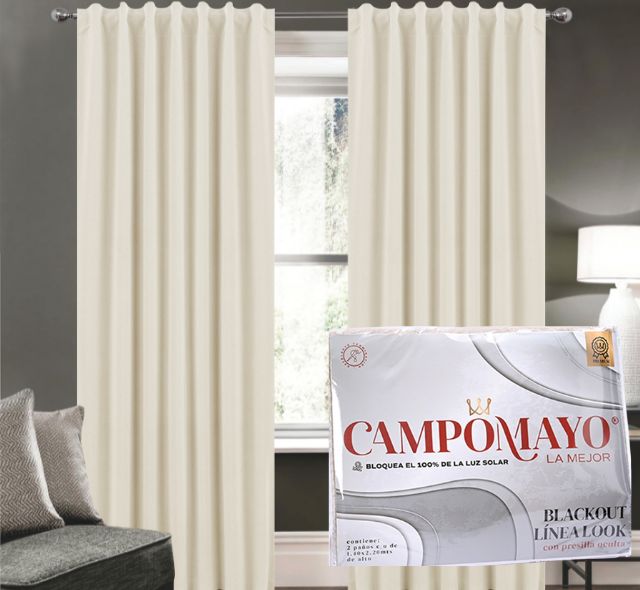 BULTO X12 - Cortina Blackout 100% línea Look - Campomayo