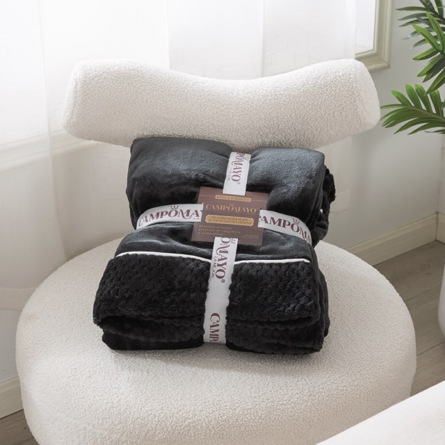 Frazada Flannel Jackard línea Embozo - Campomayo