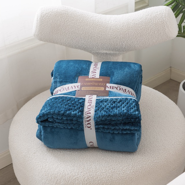 Frazada Flannel Jackard línea Embozo - Campomayo