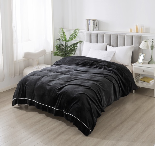 Frazada Flannel Jackard línea Embozo - Campomayo