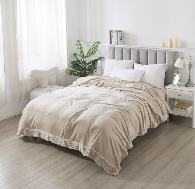 Frazada Flannel Jackard línea Embozo - Campomayo