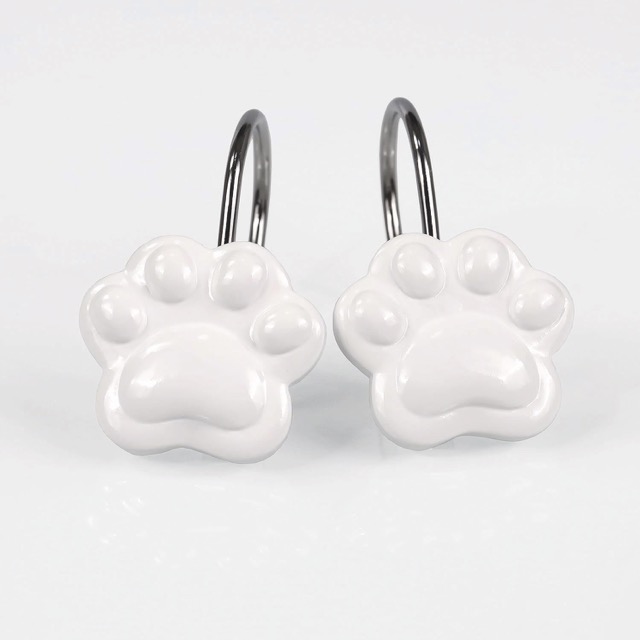 X12 Ganchos de Resina para Cortina de Baño - Campomayo