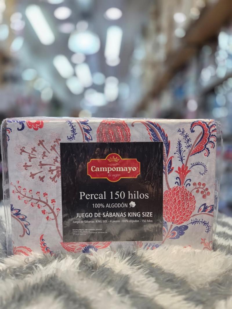 Juego de Sábanas 100% Algodón - Campomayo