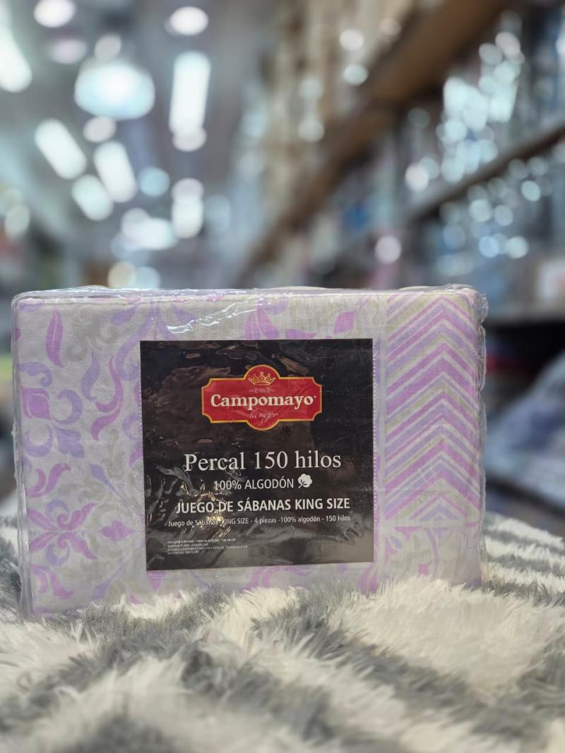 Juego de Sábanas 100% Algodón - Campomayo