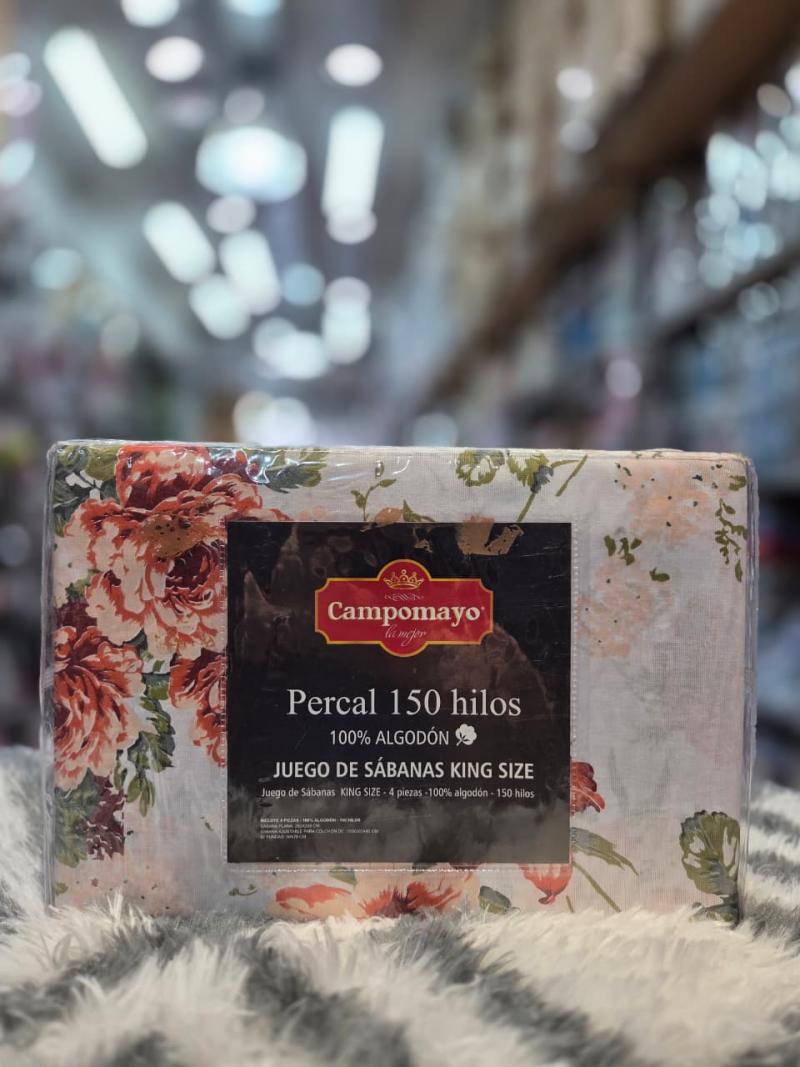 Juego de Sábanas 100% Algodón - Campomayo
