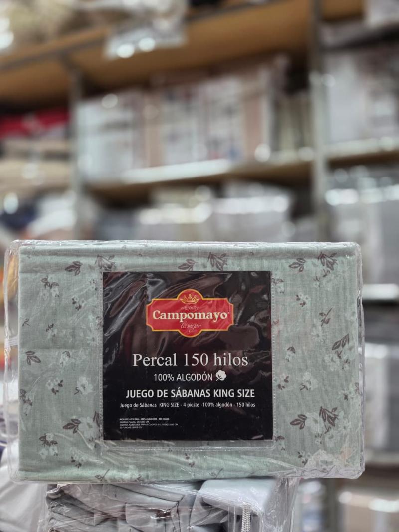 Juego de Sábanas 100% Algodón - Campomayo