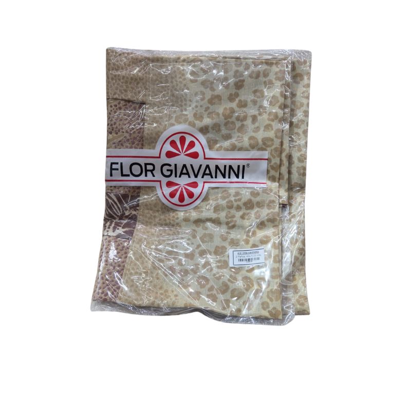 Cortina Corta 2 Paños - Flor Giavanni