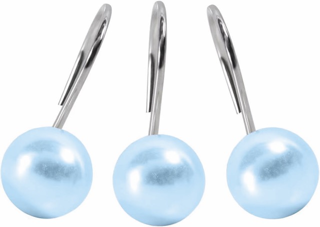 BULTO X50 - Ganchos de Resina X12 para Cortina de Baño - Campomayo