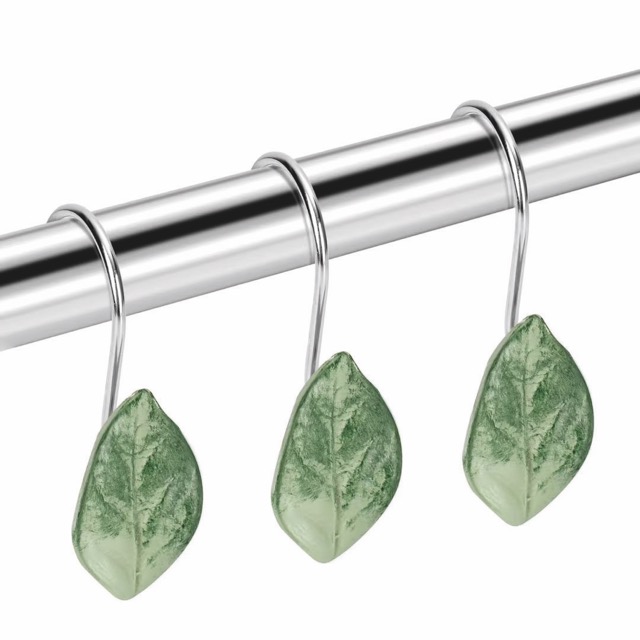 BULTO X50 - Ganchos de Resina X12 para Cortina de Baño - Campomayo