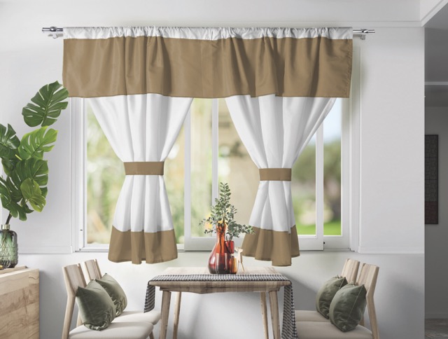 Cortina línea Micro 2 Paños - Flor Giavanni