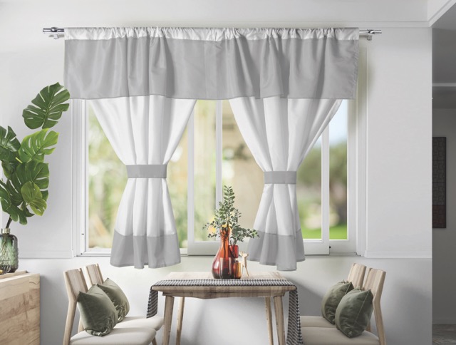 Cortina línea Micro 2 Paños - Flor Giavanni