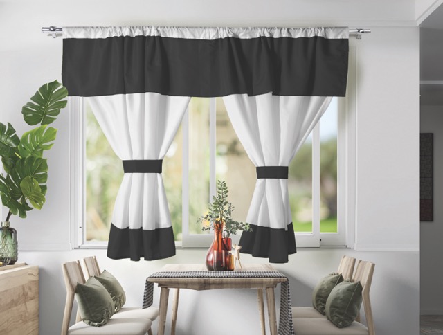 Cortina línea Micro 2 Paños - Flor Giavanni