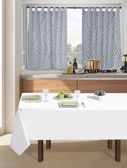 Cortina Tropical Estampada Corta 2 Paños - Flor Giavanni