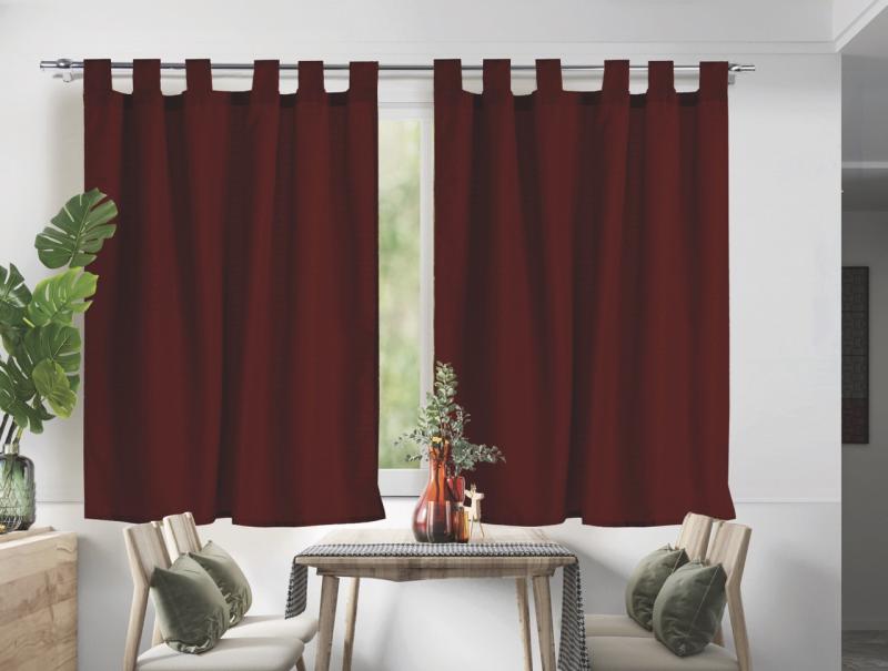 Cortina línea Motita Corta 2 Paños - Dracar Noar