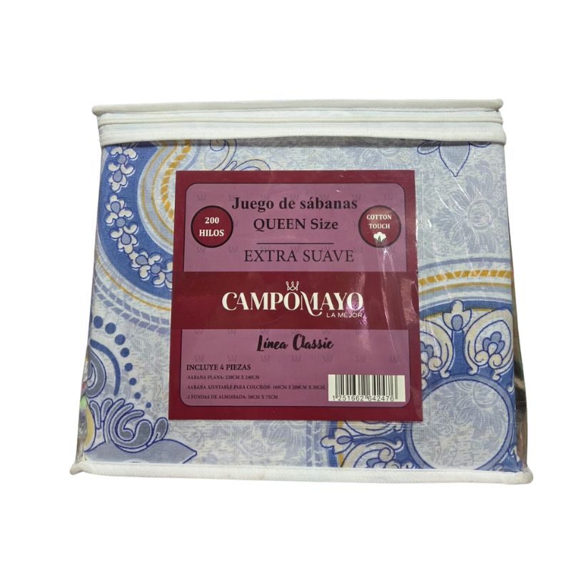 Juego de Sábanas Classic Queen - Campomayo