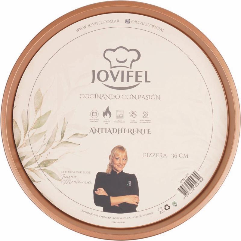 PIZZERA JOVIFEL ANTIADHERENTE COBRE