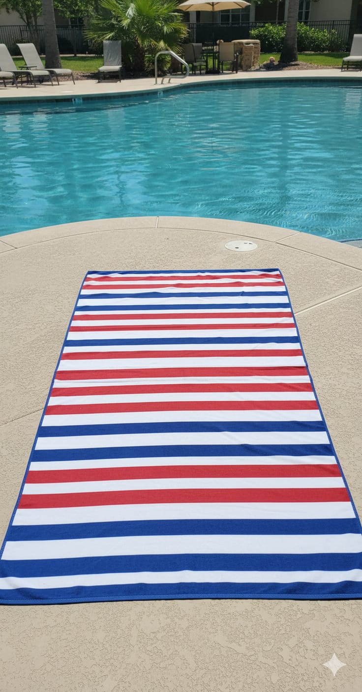 Toallón Playero Secado Rápido Estampado - Teka