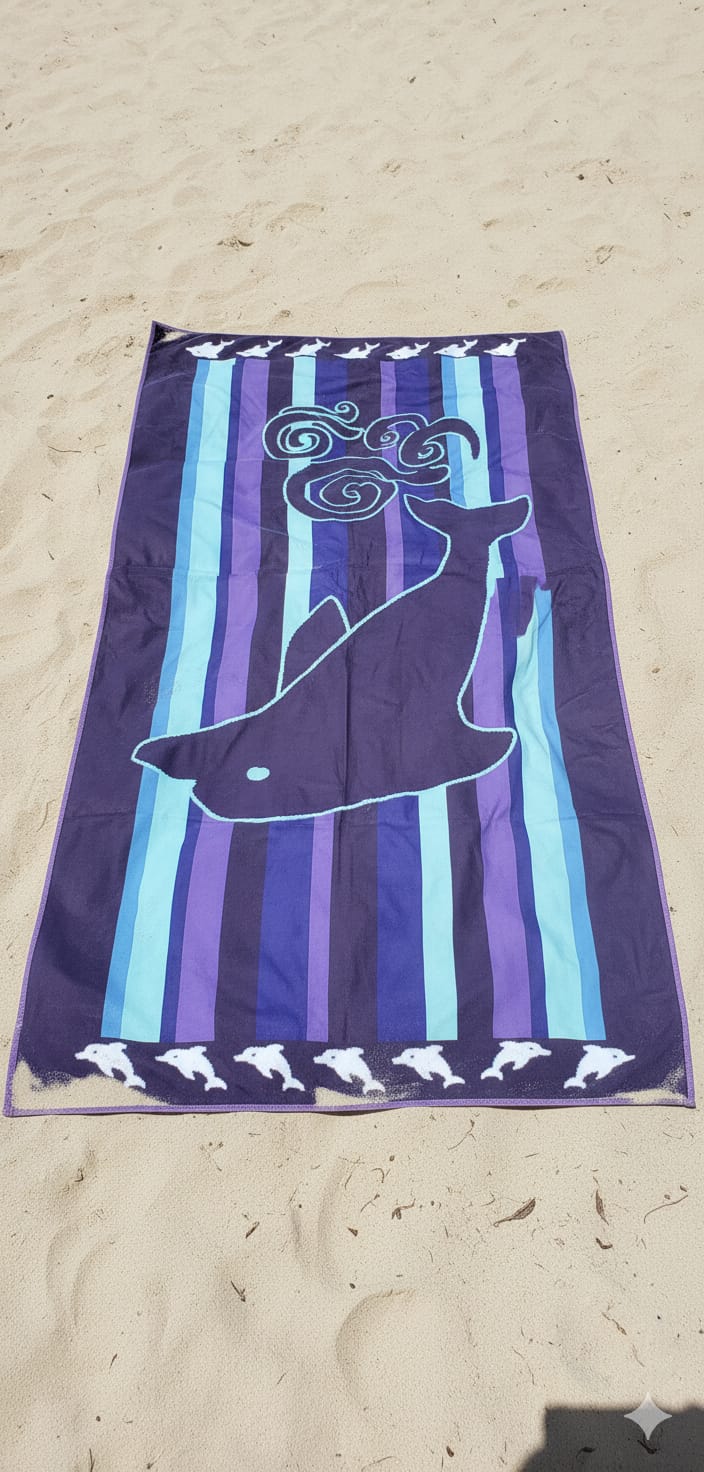 Toallón Playero Secado Rápido Estampado - Teka