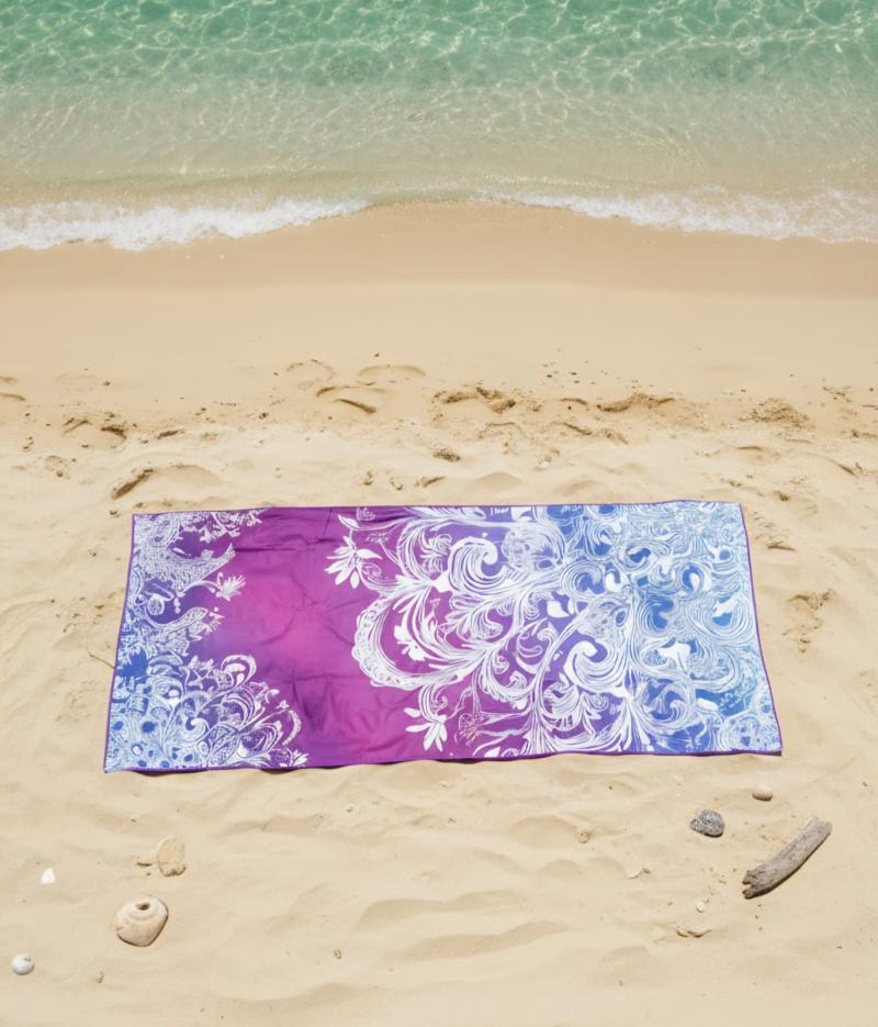 Toallón Playero Secado Rápido Estampado - Teka