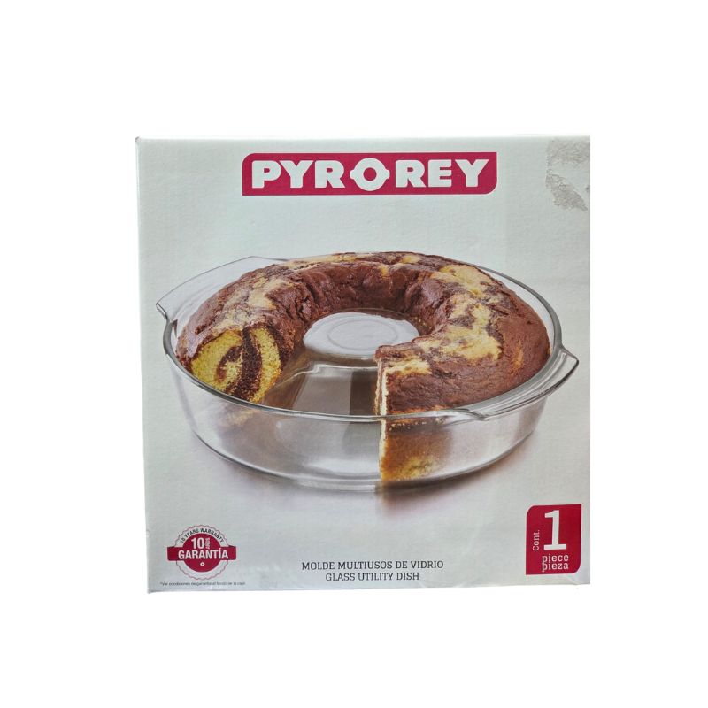 Fuente de Vidrio con Asas: Multiuso - Línea Pyrorey