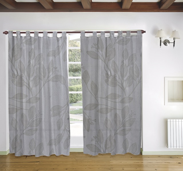 Cortina Tropical Estampada Larga 2 Paños - Flor Giavanni