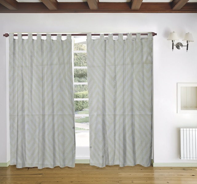 Cortina Tropical Estampada Larga 2 Paños - Flor Giavanni