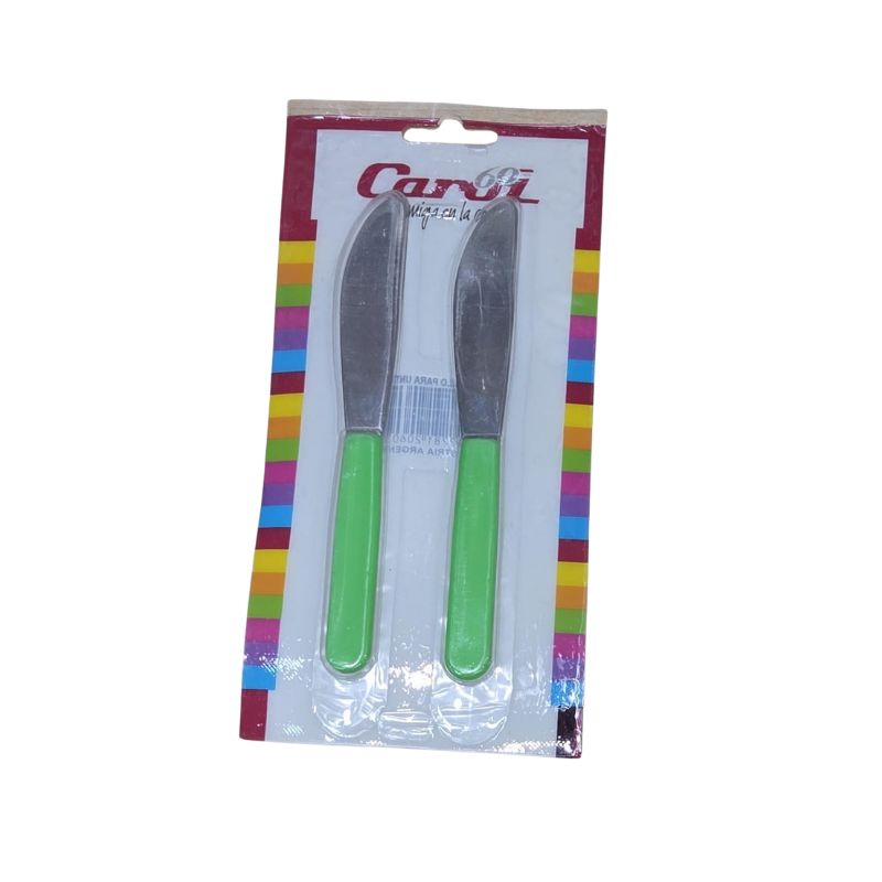 SET X2 CUCHILLOS PARA UNTAR CAROL