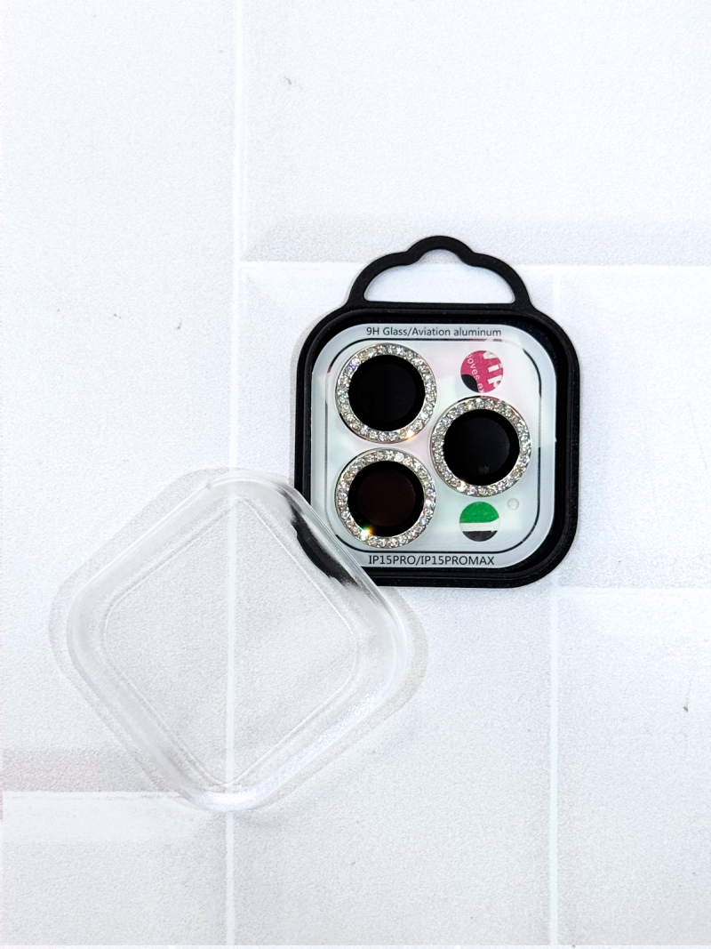 VIDRIOS DE CAMARA PIEDRAS BRILLANTES IPH 16 PRO/16 PRO MAX