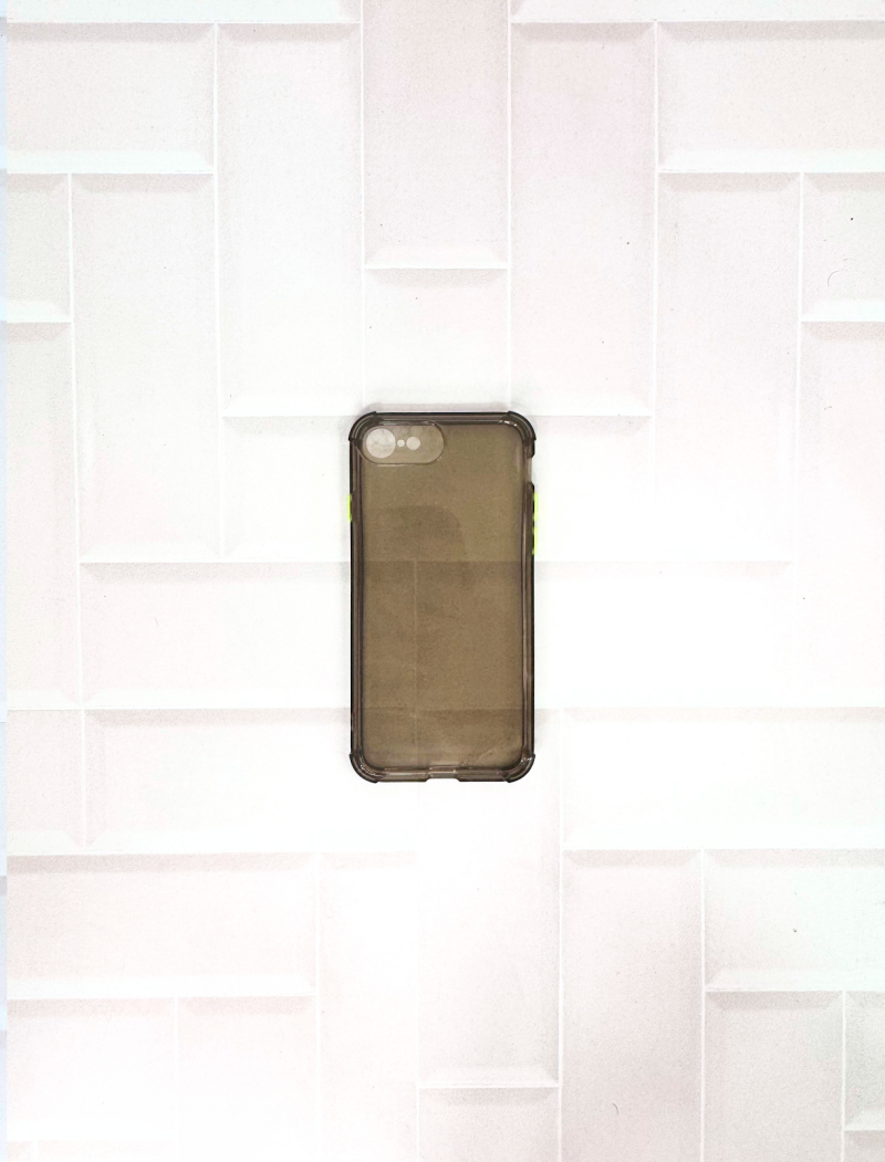 FUNDA TRANSPARENTE COLOR IPH 12 / 12 PRO