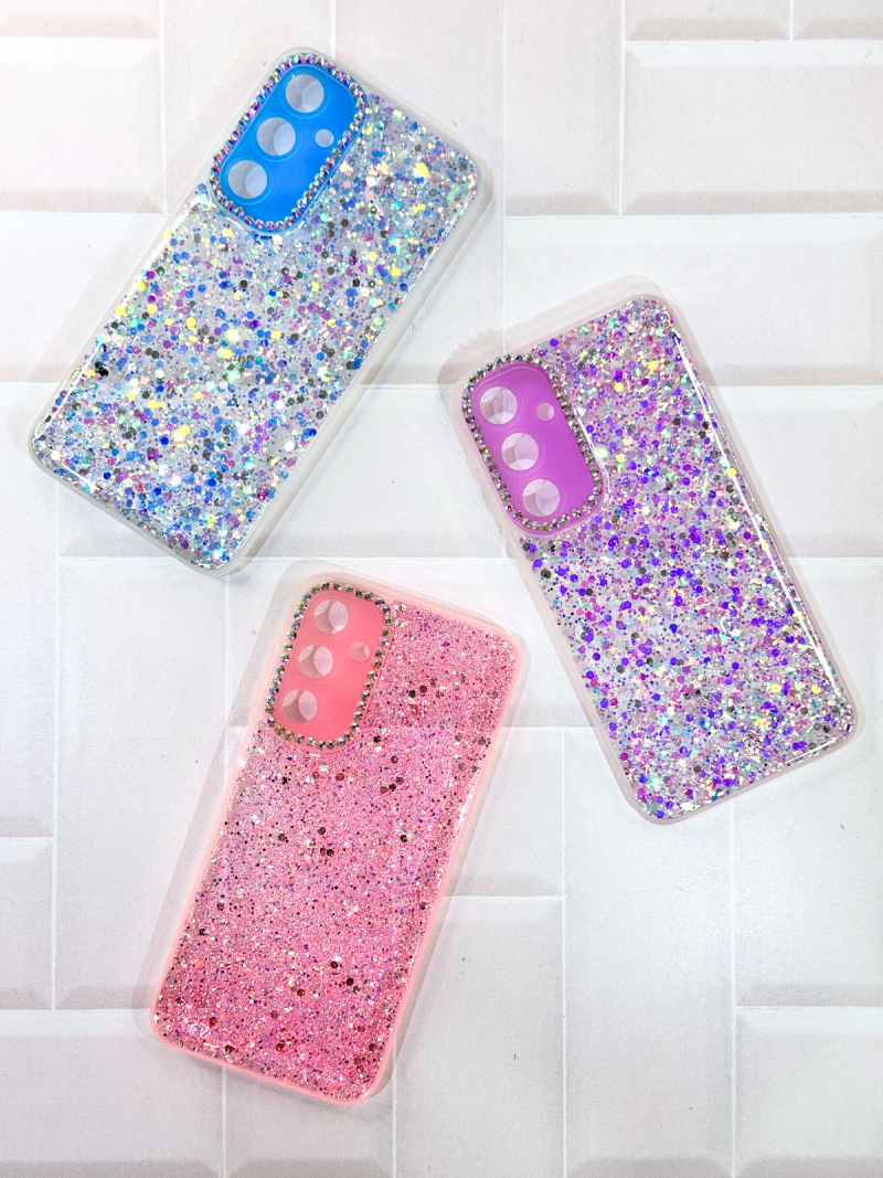 FUNDA BRILLOS CON CUBRECAMARA MOTO G24