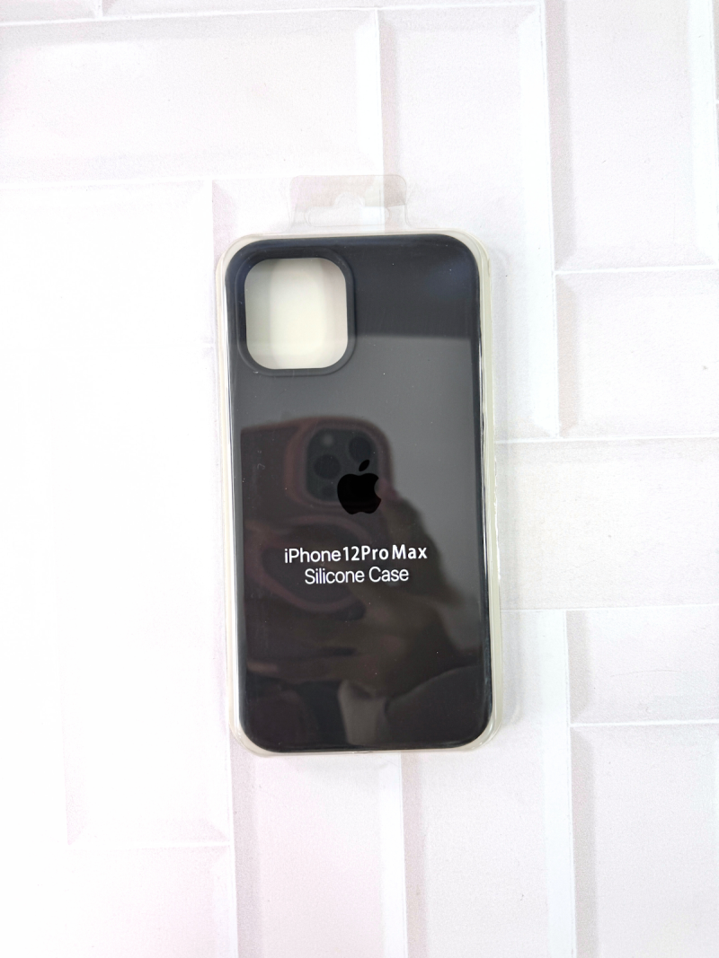 SILICON CASE IPH 12 PRO MAX N°15 GRIS OSCURO