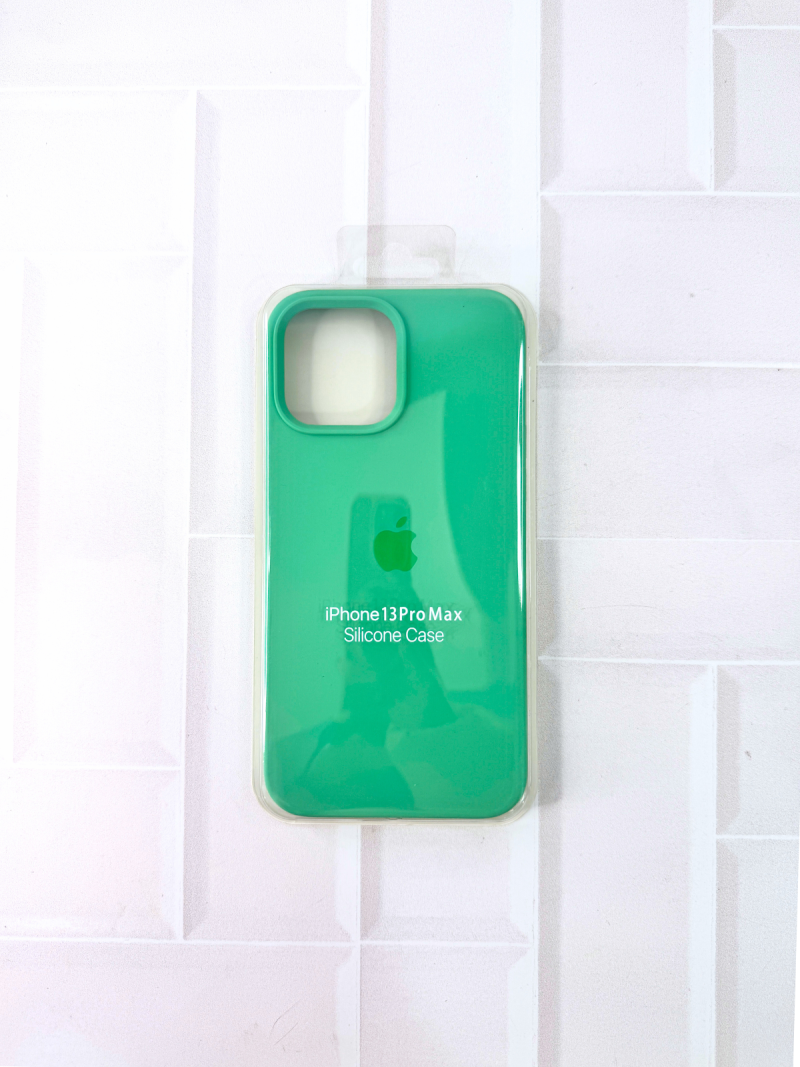 SILICON CASE IPH 13 PRO MAX N°32 VERDE PALTA