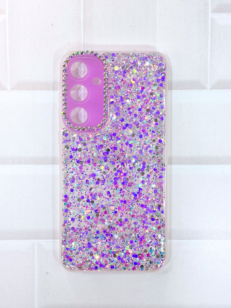 FUNDA BRILLOS CON CUBRECAMARA MOTO G04S