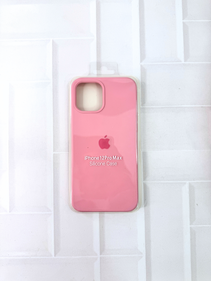 SILICON CASE IPH 12 PRO MAX N°6 ROSA CLARO