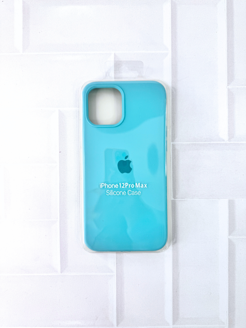 SILICON CASE IPH 12 PRO MAX N°17 TURQUESA