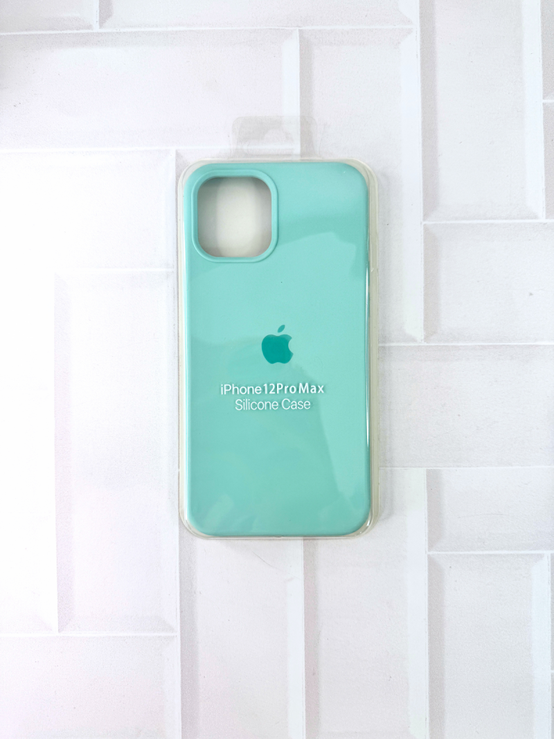 SILICON CASE IPH 12 PRO MAX N°47 VERDE TURQUESA