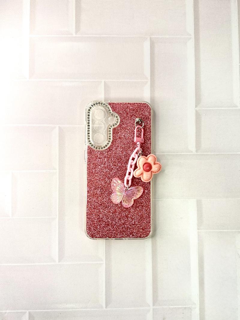 FUNDA DISEÑOS MARIPOSA Y FLOR MOTO G55