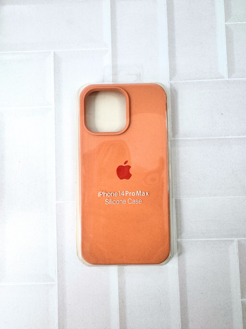 SILICON CASE IPH 14 PRO MAX N°27 DURAZNO