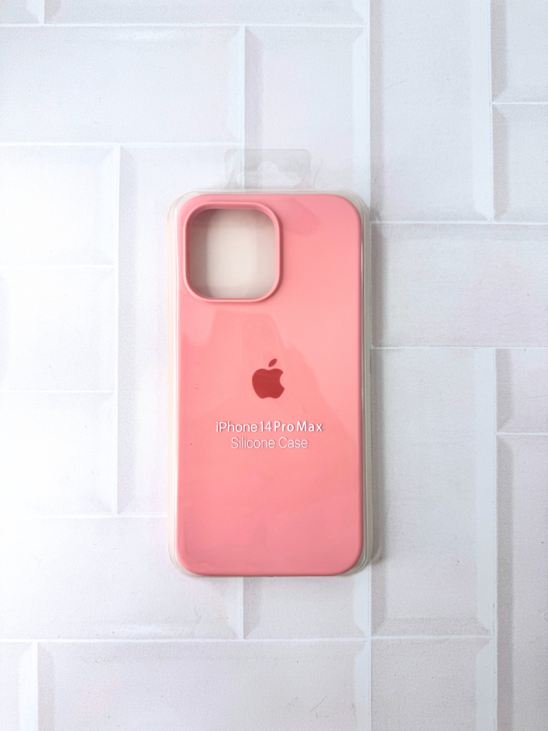 SILICON CASE IPH 14 PRO MAX N°12 ROSA