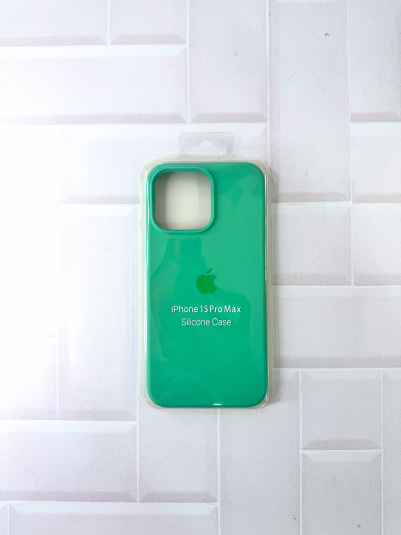 SILICON CASE IPH 15 PRO MAX N°32 VERDE PALTA