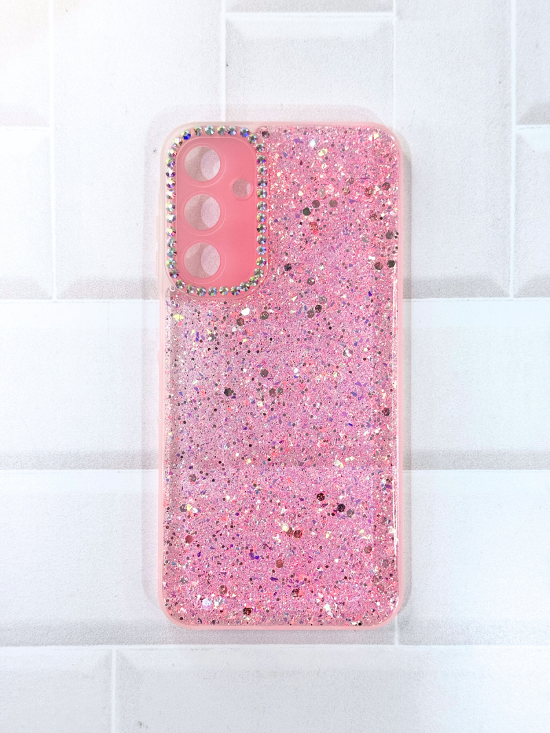 FUNDA BRILLOS CON CUBRECAMARA MOTO G24 POWER