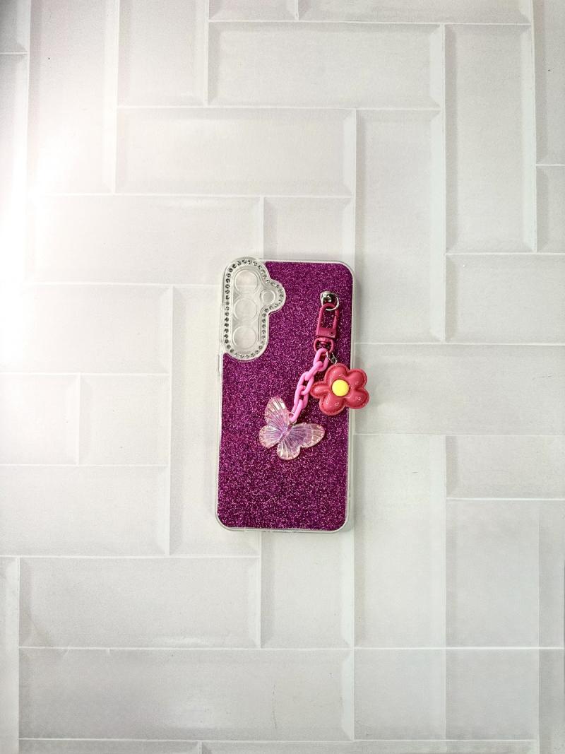FUNDA DISEÑOS MARIPOSA Y FLOR MOTO G85
