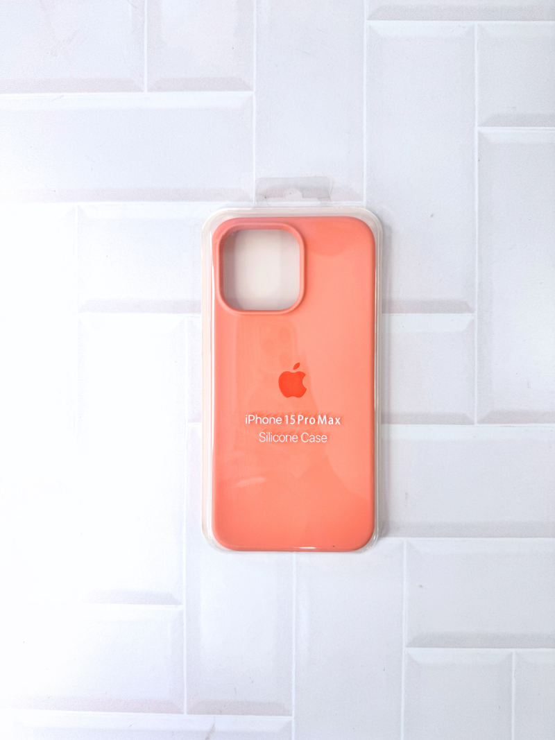 SILICON CASE IPH 15 PRO MAX N°27 DURAZNO