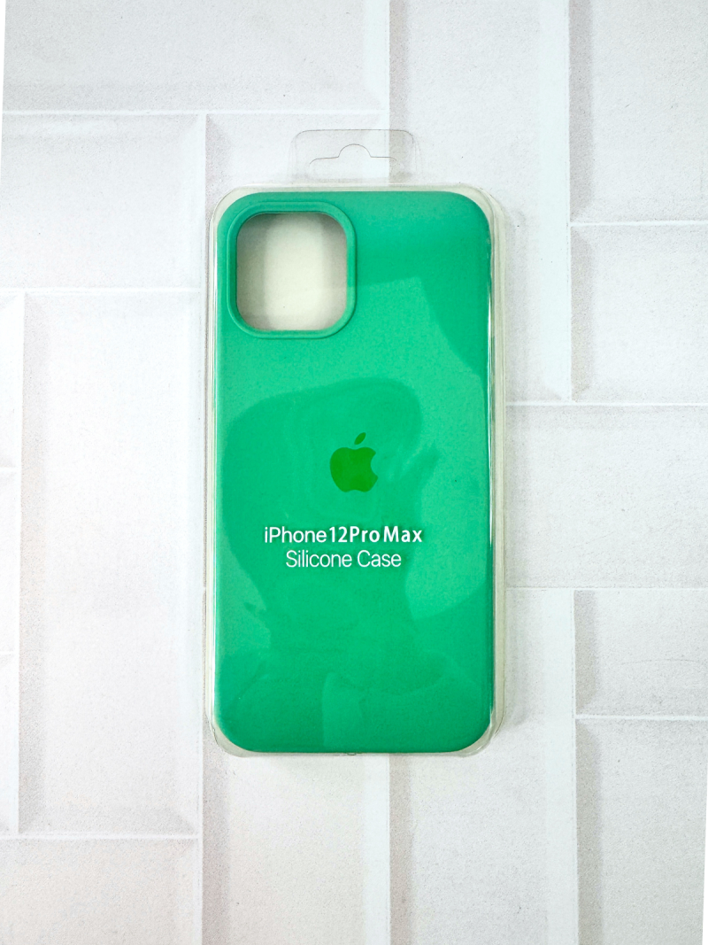 SILICON CASE IPH 12 PRO MAX N°32 VERDE PALTA