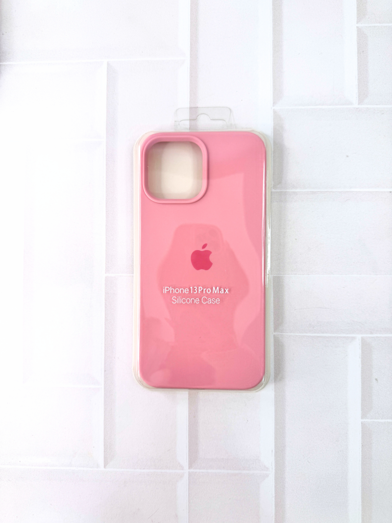 SILICON CASE IPH 13 PRO MAX N°6 ROSA CLARO