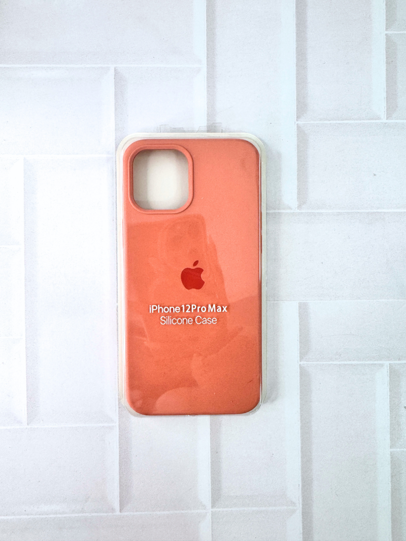 SILICON CASE IPH 12 PRO MAX N°27 DURAZNO