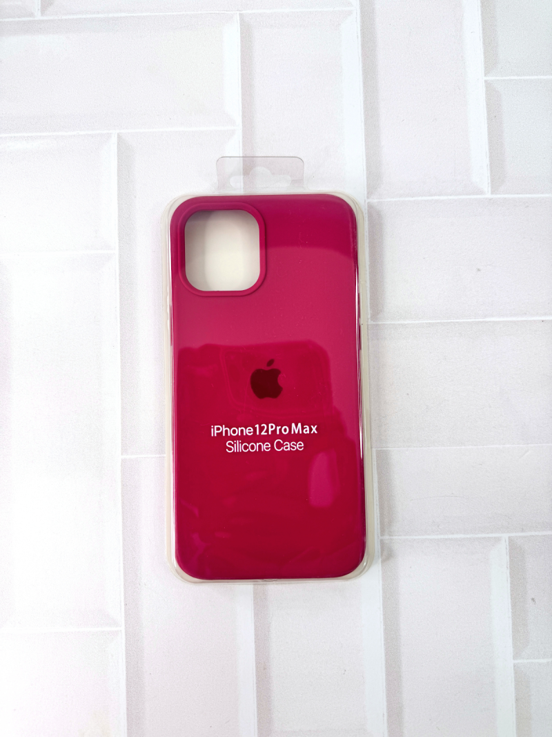 SILICON CASE IPH 12 PRO MAX N°62 GRANADINA