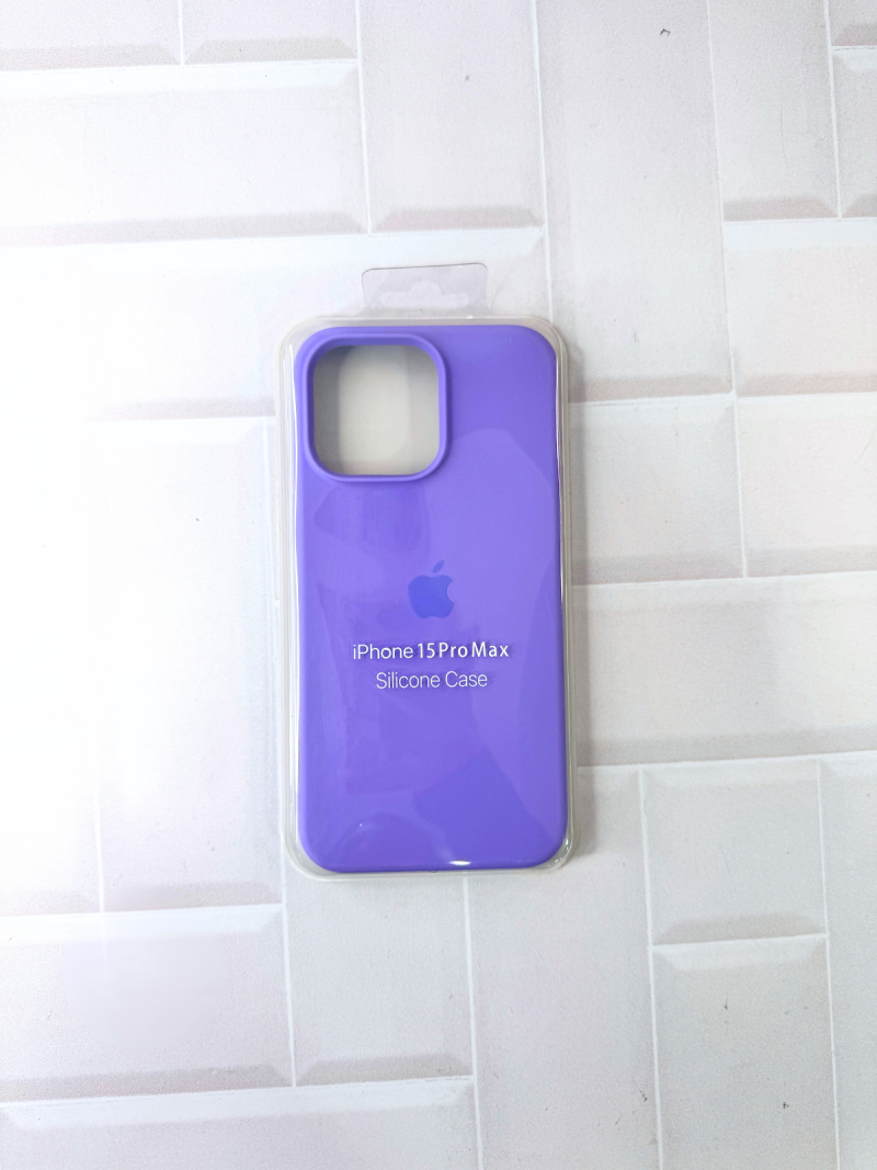 SILICON CASE IPH 15 PRO MAX N°39 VIOLETA