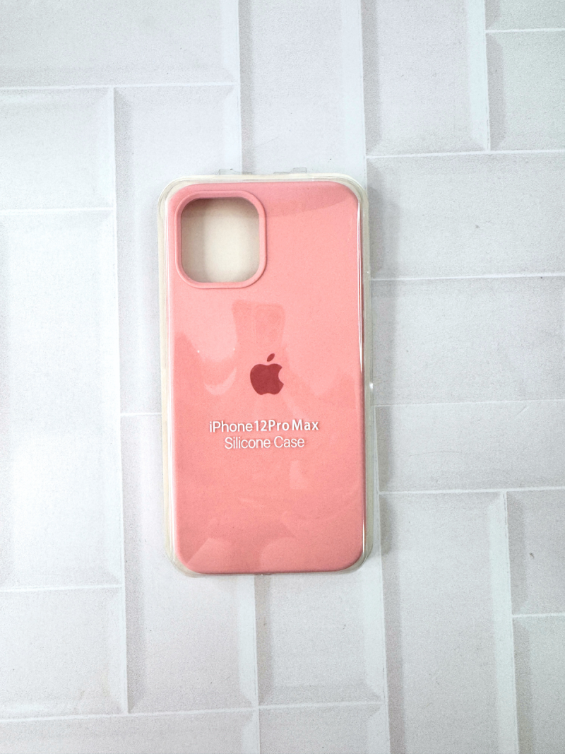 SILICON CASE IPH 12 PRO MAX N°12 ROSA